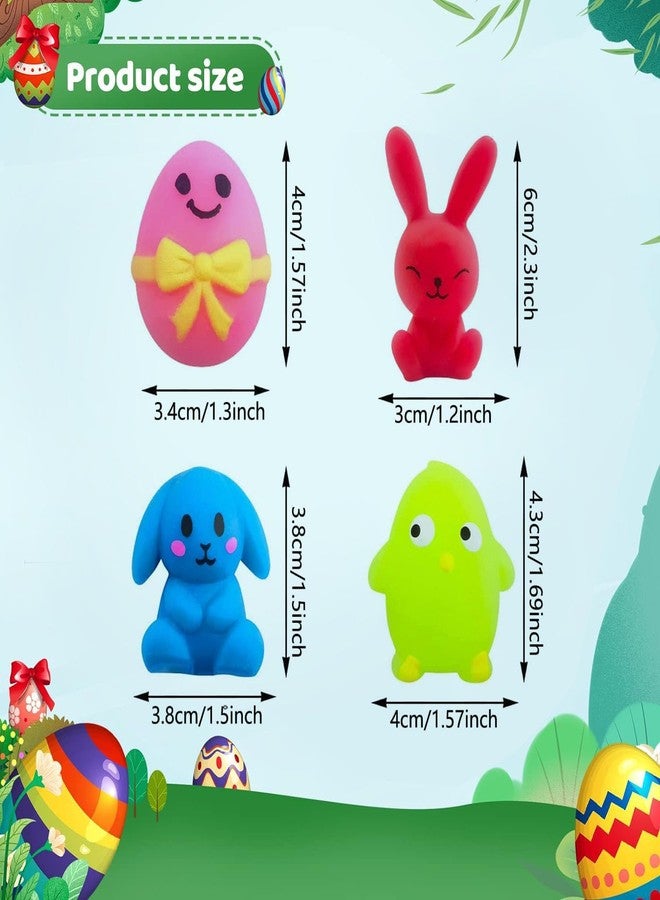 Holydeck 24 Pack Prefilled Easter Eggs with Squishy Toys Inside Bright Colorful Easter Eggs with Fidget Toys Great for Kids Girls Boys Easter Basket Stuffers Eggs Fillers Party Favors Gifts - Image 4